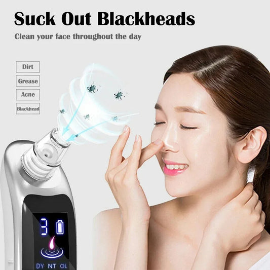 ZJM0001- Facial Blackhead and Acne Removal Cleaner Electric Blackhead Removal Tool Facial Vacuum Cleaner