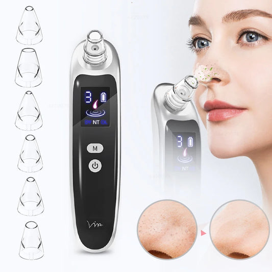 ZJM0001- Facial Blackhead and Acne Removal Cleaner Electric Blackhead Removal Tool Facial Vacuum Cleaner